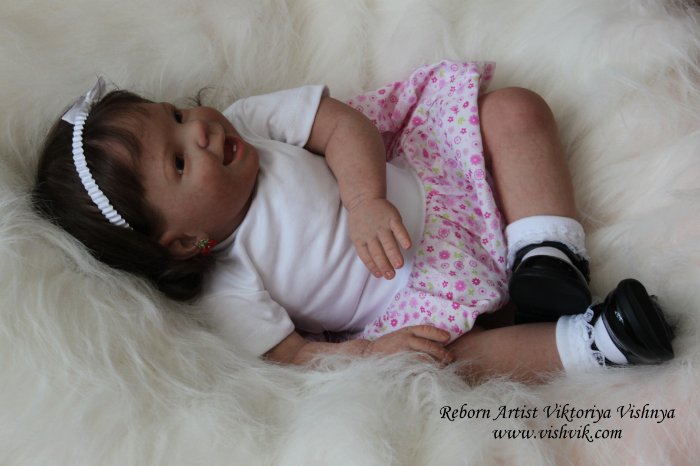 Белоснежка... Снежка.. Кукла реборн Вишни Виктории (фото 4)