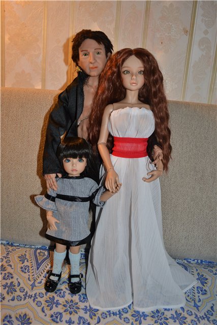 Как Татьяна и Ева примеряют новые платья. Iplehouse BJD Elin