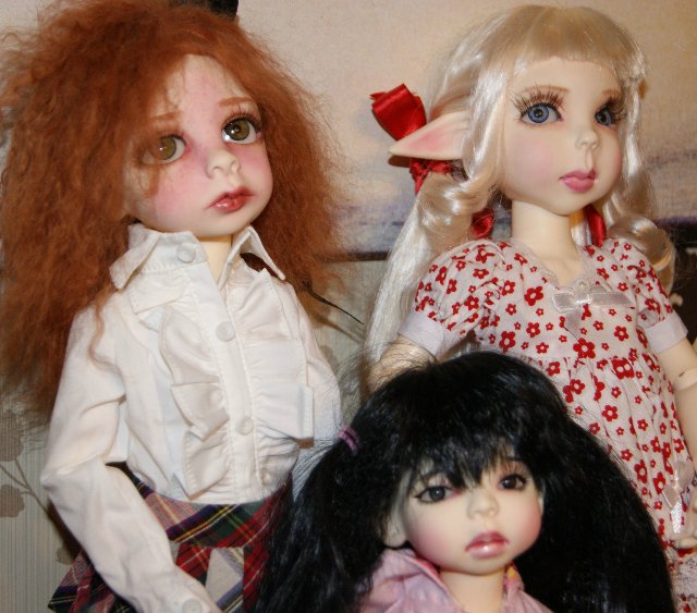 Шерочка с Машерочкой, милые Лашерочки. Kim Lasher. Шарнирные куклы Lasher dolls