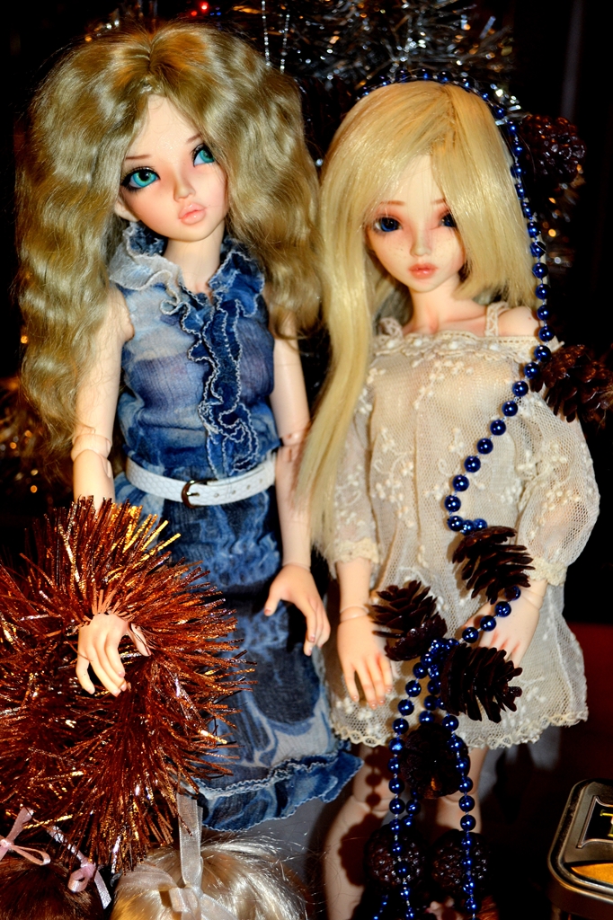 Новогодние приготовления наших красавиц BJD