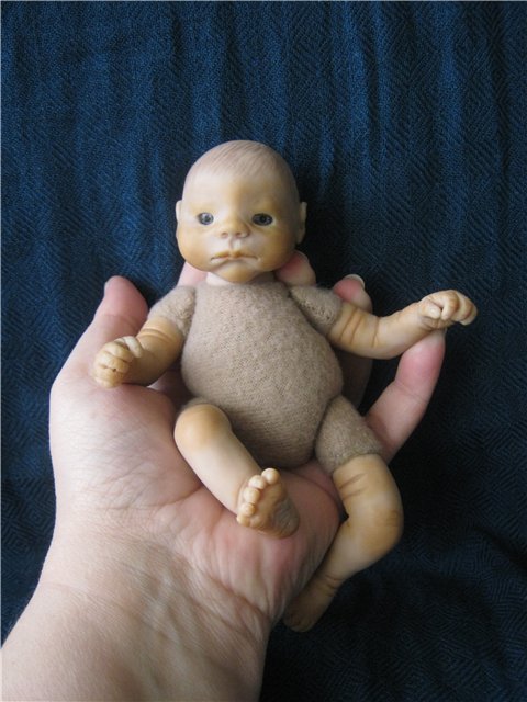 Мой капризный малыш. Авторская кукла Виктории Балибок (фото 3)