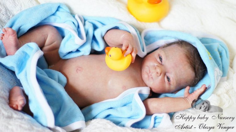 Андрейка-Веселейка. Кукла реборн Олеси Венгер (фото 9)