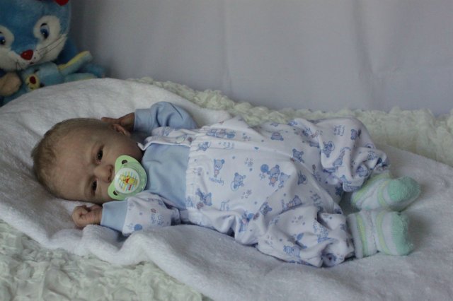 Белокурый ангел Саввушка! Куколка реборн Виктории Вишни