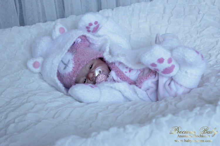 Мой маленький котёнок! Кукла реборн Анастасии Бочковой