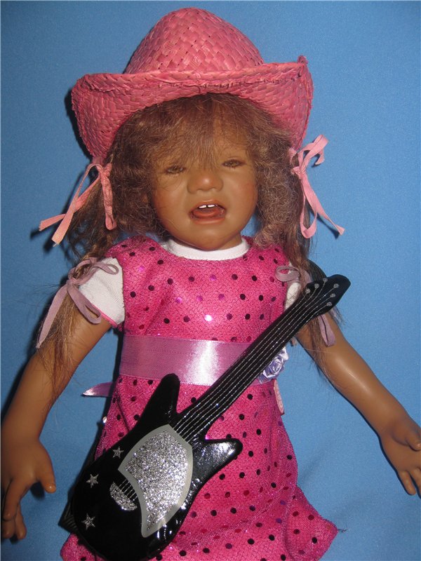 Кто подскажет, как ребенка успокоить? Коллекционная кукла Inke A.Himstedt