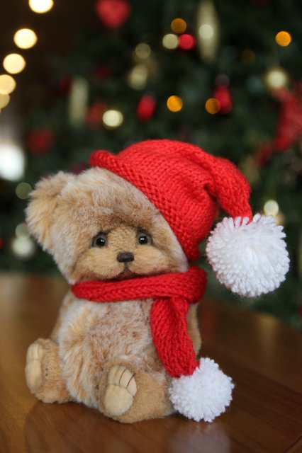 С Наступающим Новым Годом! Авторский мишка Лены Белобородовой