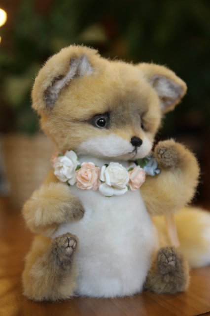 Лисенок по имени Людвиг, игрушка ручной работы (фото 3)