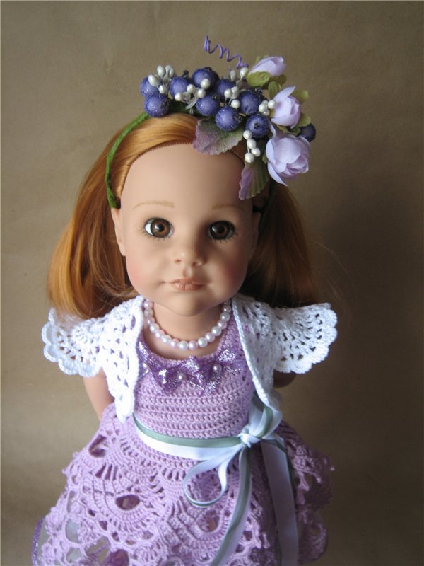 Наряд №3 ... сиреневый — Одежда и обувь для кукол своими руками: фото (фото 2)