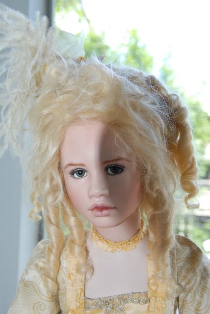 Часть 2: Прекрасная Дама эпохи Рококо. Кукла из фарфора Мишель Баркер (фото 10)