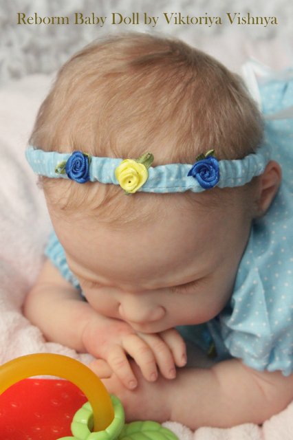 Летнее солнышко... Сабриночка. Куколка реборн Виктории Вишни