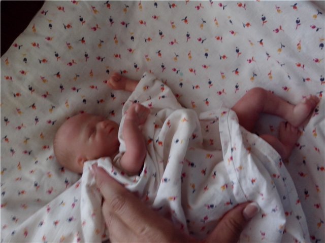 Кукла реборн Василь или Василина