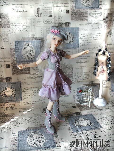 Комплект из кожи " Утро в Париже" (фото 2)