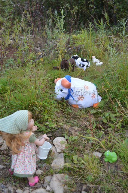 Француженка в провинции. Куклы Sylvia Natterer finouche от Petitcollin и minouche от Kathe Kruse