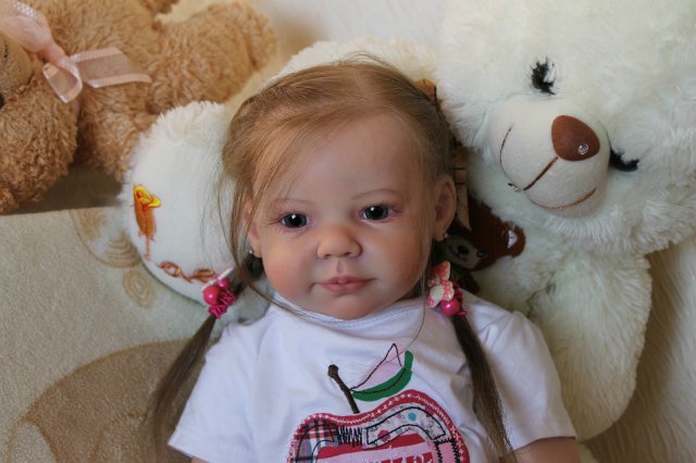 Моя милая Мариночка! Малышка реборн из молда Camille