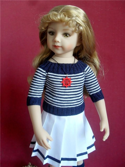 Морские мотивы ушедшего лета и куклы "Maru and friends"