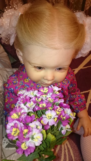 Мое солнышко - малышка Джастина из молда Бонни by Linda Murray