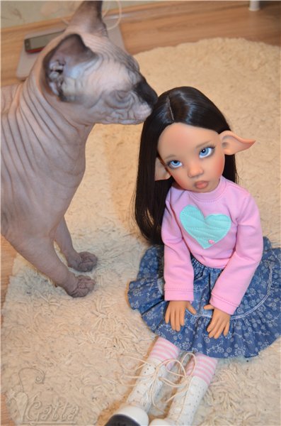 Ушастая от Kaye Wiggs — Куклы Kaye Wiggs (Кайе Виггс): авторские BJD (БЖД) (фото 6)