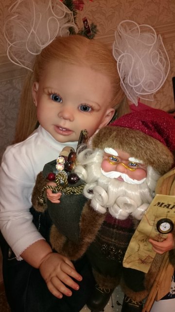 Мое солнышко - малышка Джастина из молда Бонни by Linda Murray