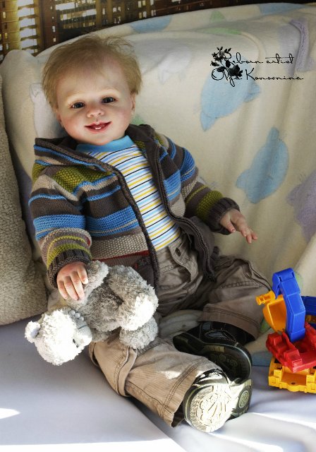 Улыбашка Сенечка, куклы реборн Ольги Коновниной