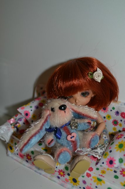 Сердца, цветы и шоколадный мишка