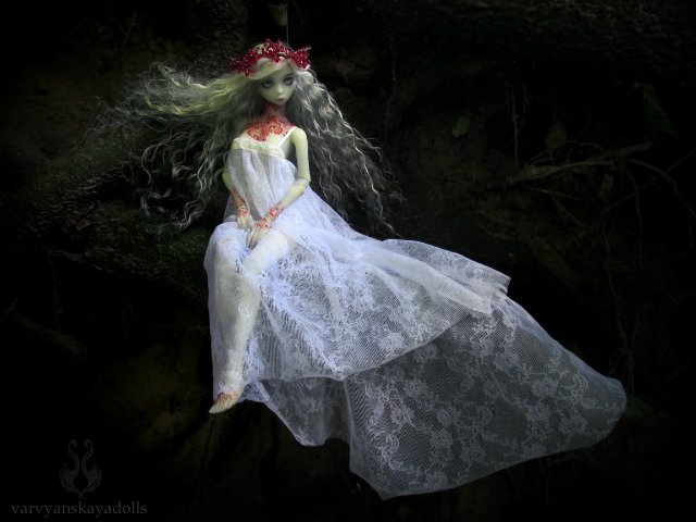 Аннабель Ли. Шарнирная кукла (фото 9)