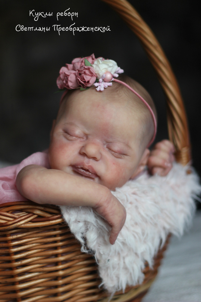 Новорожденная девочка. Кукла реборн Светланы Преображенской (фото 8)