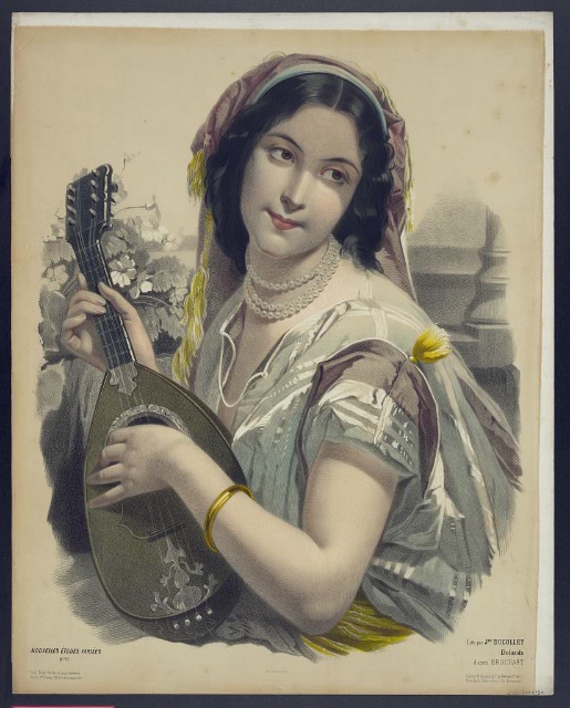 Дамы 19 век. Из французских модных журналов (фото 7)