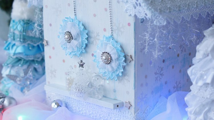 Снежный домик для Новогоднего интерьера (фото 9)