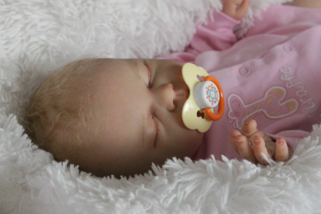 Еще одно спящее солнышко... Ноашечка... Куколка реборн Виктории Вишни (фото 2)