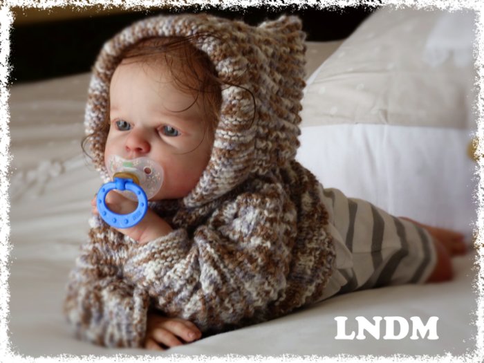 Любимый молд куклы реборн Ноа.Теперь с открытыми глазками (фото 6)