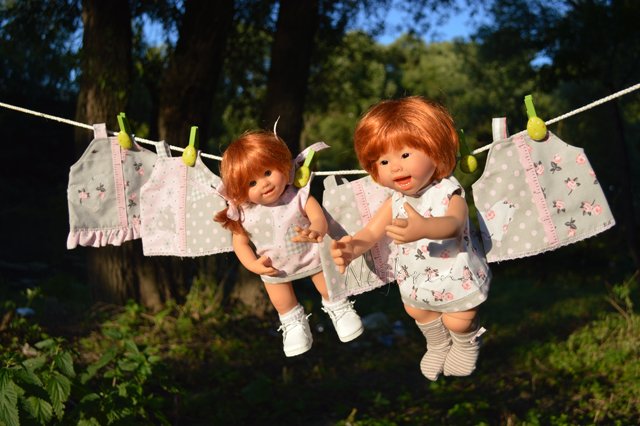 Шито белыми нитками... Вихтели от Rosemarie Anna Muller