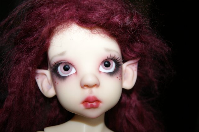 Fair elf Layla - Нежная лиловая эльфиня