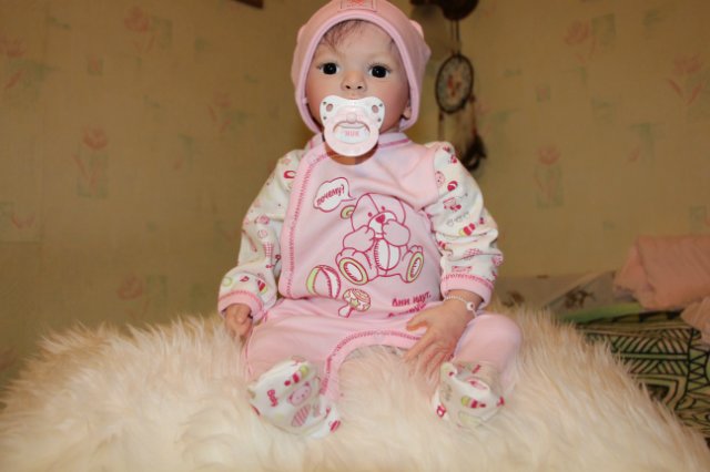 Малышка Джулия из лимитного молда Джульета от Натали Блик. Кукла реборн от Алёны Абахтимовой (фото 6)