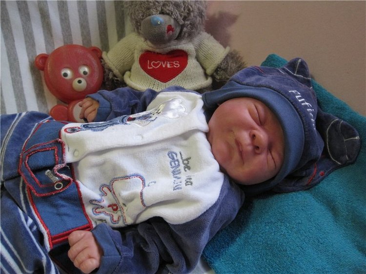 Колыбельная для малыша.Кукла реборн Тимурчик Ольги Астаповской (фото 6)