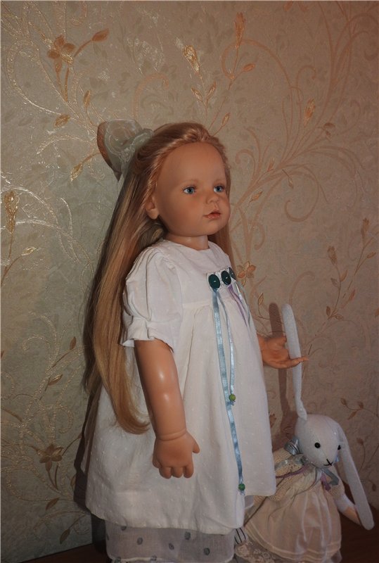 Трио в кардиганах. Куклы Hildegard Gunzel