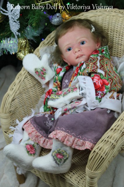 Настенька из сказки Морозко! Куколка реборн Виктории Вишни