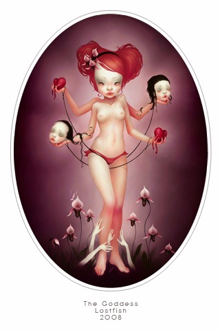 Сюрреалистические иллюстрации французской художницы Элоди LostFish или еще раз об Алисе