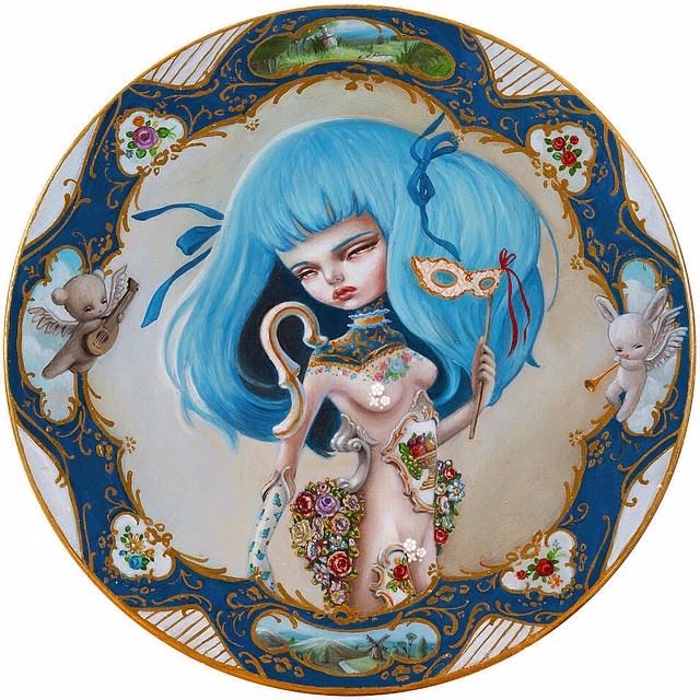 Мрачные и прекрасные куклы художницы Кукула (Kukula) в оригинальных арт иллюстрациях Натали Абрамович. Много фото