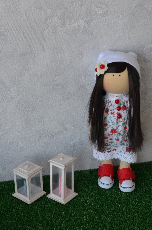 Большой румбокс с аксессуарами (фотозона 7в1) для кукол от 25 см