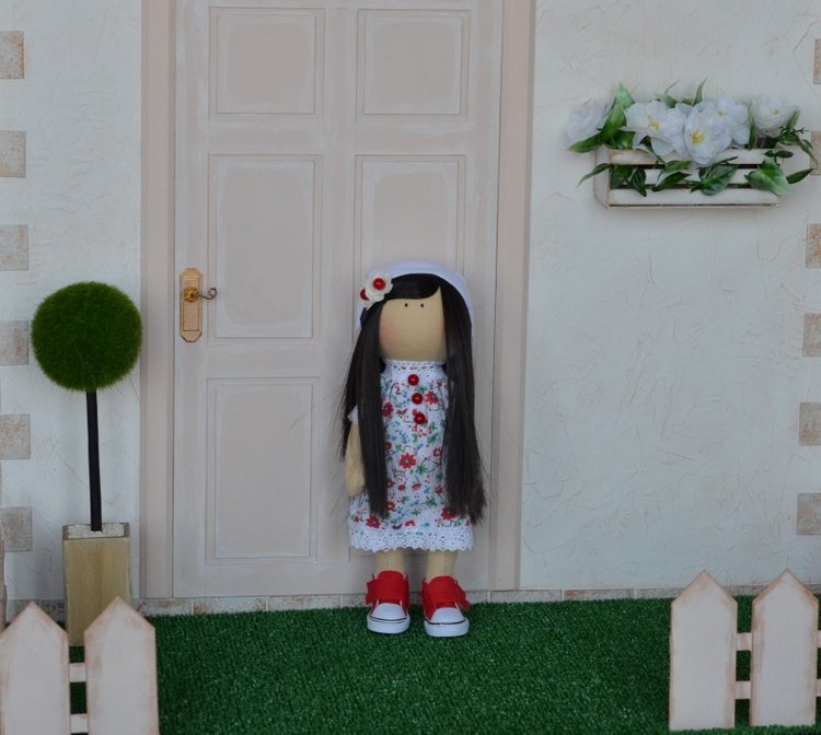 Большой румбокс с аксессуарами (фотозона 7в1) для кукол от 25 см