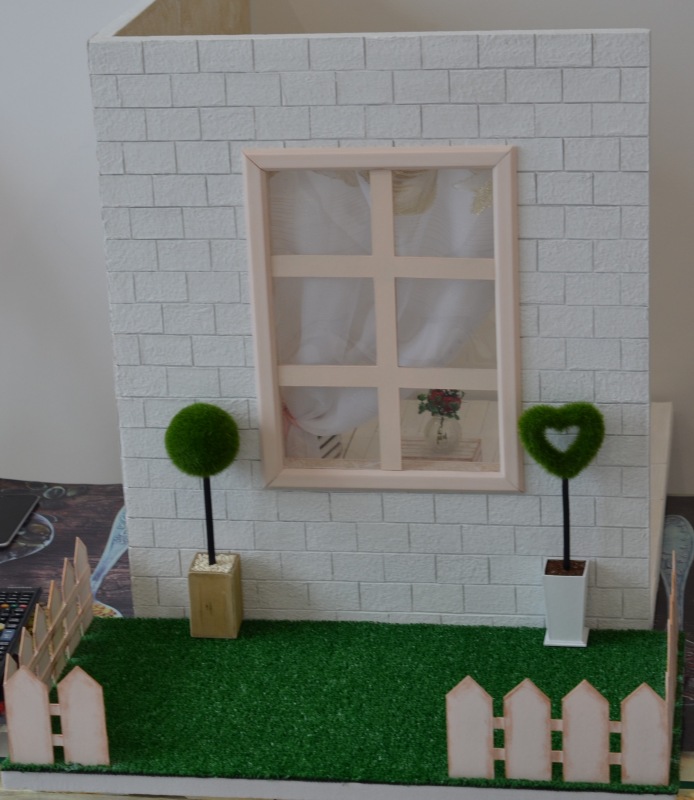 Большой румбокс с аксессуарами (фотозона 7в1) для кукол от 25 см