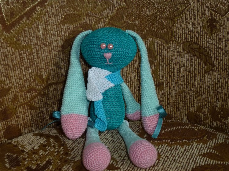 Мой новый авторский вязаный зайка Lien, Лин (фото 7)