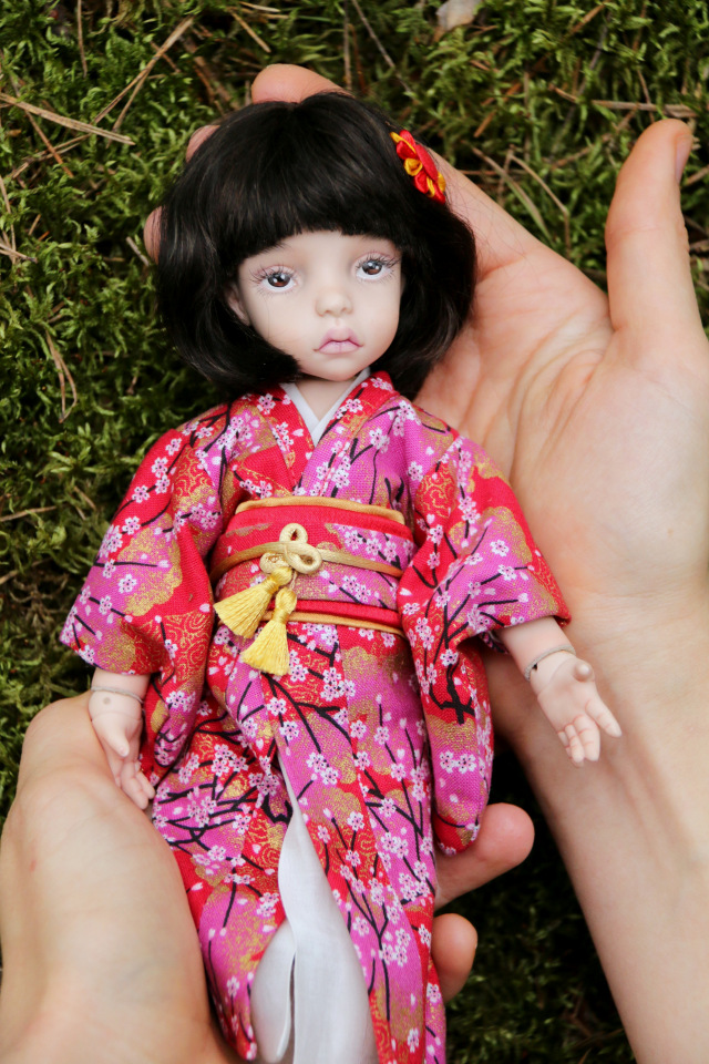 Харуми: фарфоровая шарнирная кукла | Бэйбики Харуми: фарфоровая шарнирная кукла