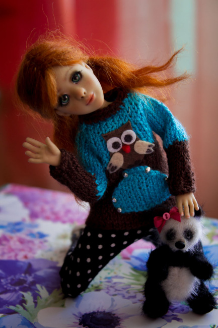 Моя "жемчужинка" Женька. Авторская шарнирная кукла Pearl Ирины Поздняковой P.I.A.Dolls