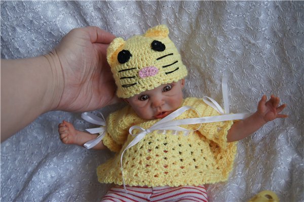 И еще немного... Мои вязанные работы для кукол (фото 8)