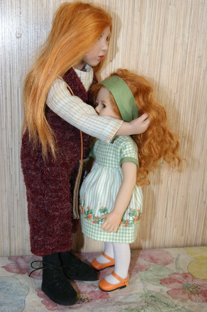 Коллекционная кукла Amelie - мое рыжее облачко (фото 10)