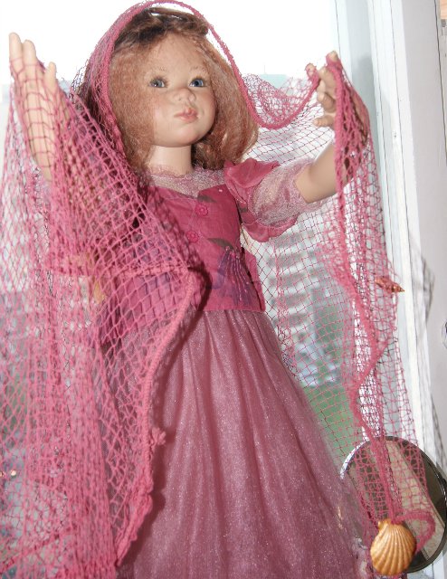 TIPPI - краса... русая коса, русалка из серии Atlantis от Annete Himstedt (фото 3)