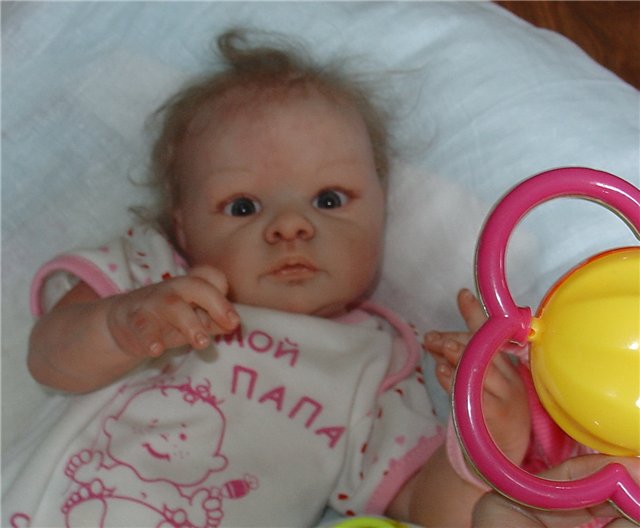 Мамина радость. Кукла Реборн из молда Джилл | Бэйбики Мамина радость. Кукла Реборн из молда Джилл (фото 5)