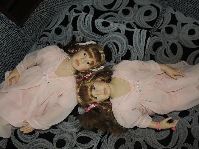 Куклы близнецы от Elissa Glassgold dolls