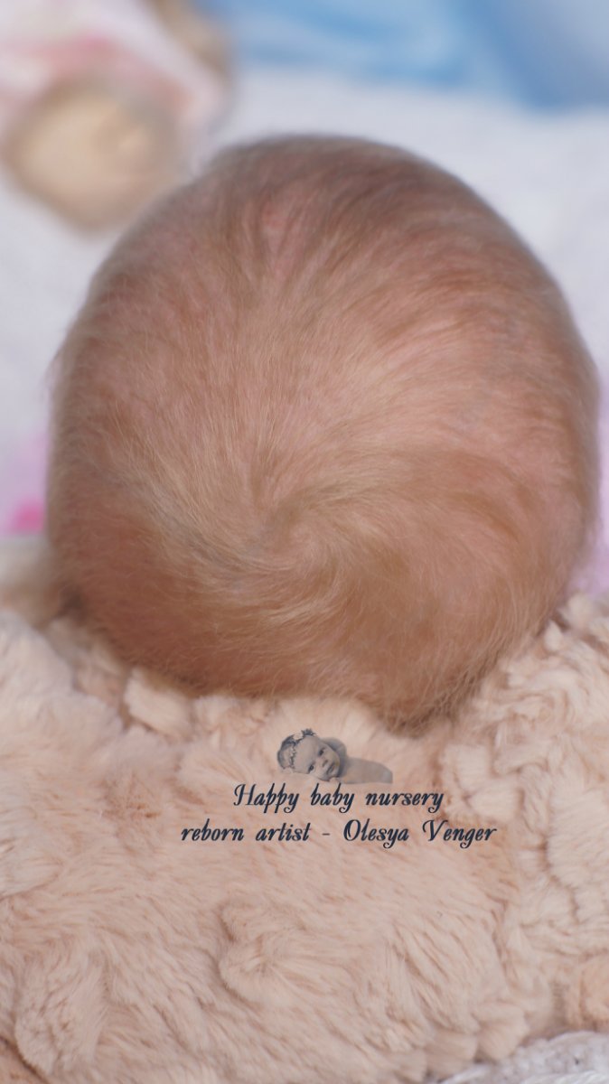 Наша Лиечка устала, сладко сладко задремала. Кукла реборн Олеси Венгер